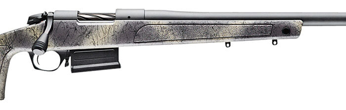 Bergara Rifles B14SM359CF B-14 HMR Carbon Wilderness 6.5 PRC 3+1 24" Carbon Fiber Wrapped Barrel, Woodland Camo Molded with Mini-Chassis Stock, Right Hand