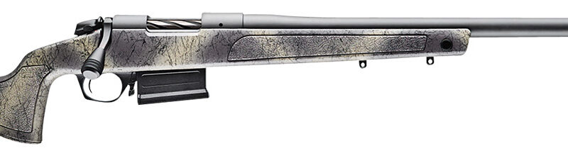 Bergara Rifles B14SM359CF B-14 HMR Carbon Wilderness 6.5 PRC 3+1 24" Carbon Fiber Wrapped Barrel, Woodland Camo Molded with Mini-Chassis Stock, Right Hand
