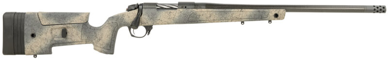 Bergara Rifles B14S371CF B-14 HMR Carbon Wilderness 308 Win 5+1 Cap 20" Carbon Fiber Wrapped Barrel, Woodland Camo Molded with Mini-Chassis Stock, Right Hand