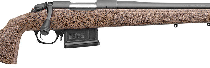 Bergara Rifles B14S354C B-14 HMR 22-250 Rem 5+1 24" Graphite Black Cerakote Barrel, Black Speckled Brown Molded w/Mini-Chassis, Adjustable LOP & Cheek Piece Stock, Right Hand
