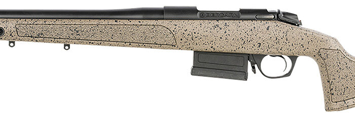 Bergara Rifles B14S352LC B-14 HMR 6.5 Creedmoor 5+1 22" Graphite Black Cerakote Barrel, Black Speckled Brown Molded w/Mini-Chassis, Adjustable LOP & Cheek Piece Stock, Left Hand