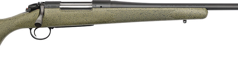Bergara Rifles B14LM101C B-14 Hunter 300 Win Mag 3+1 24" Graphite Black Cerakote Barrel, SoftTouch Speckled Green Fixed American Style Stock