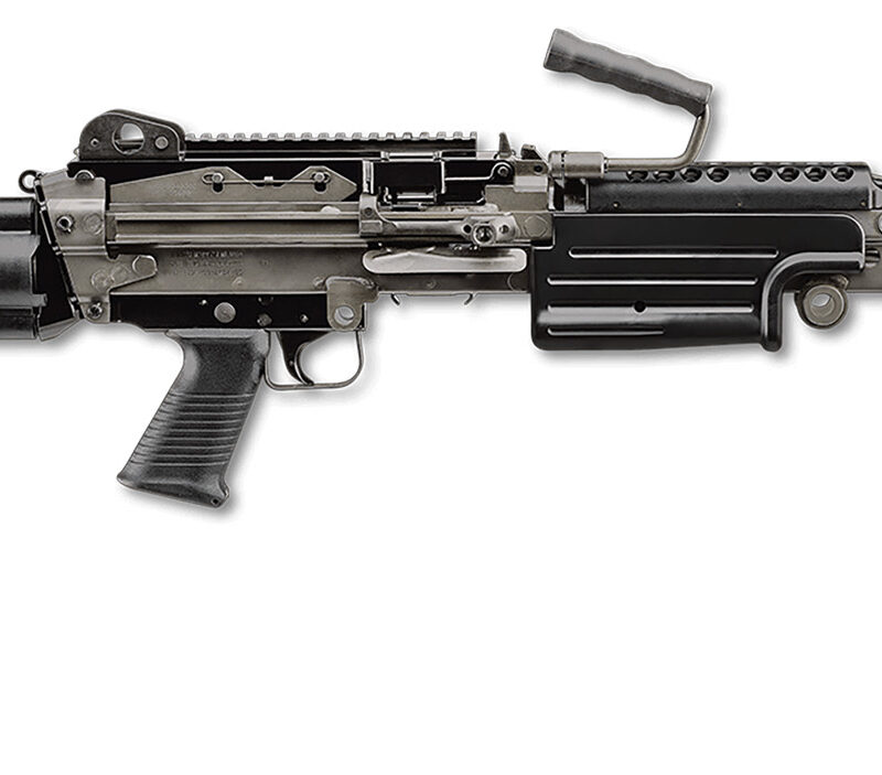 FN 46100171 M249S Para 5.56x45mm NATO  16.10" Barrel 30+1 Mag Or 200rd Belt Capacity, Black  Rotating & Telescoping Stock, Hydraulic Recoil Buffer, Non-Slip Buttplate, Optics Ready