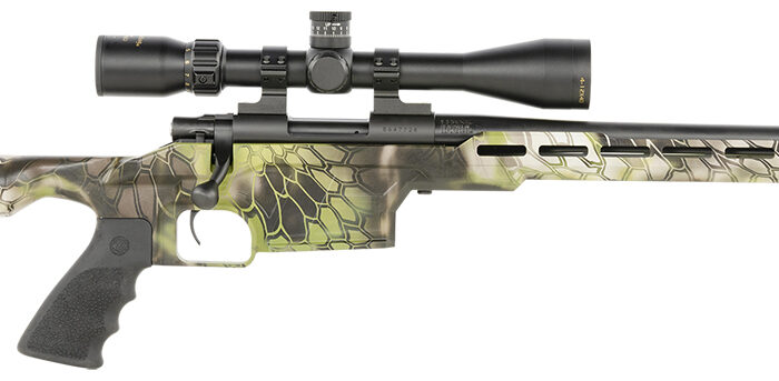 Howa HMXL65GKAC M1500 Mini Excel Lite 6.5 Grendel 5+1 20" Black Heavy Barrel, Kryptek Altitude Aluminum Receiver, Black Synthetic Adj Luth-AR Stock, Black Polymer Grip, Game Pro 4-12x40mm, Right Hand