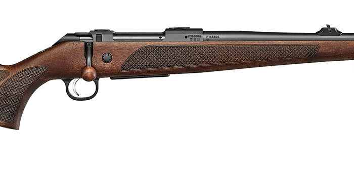 CZ-USA 07304 CZ 600 Lux Full Size 300 Win Mag 3+1 24" Black Threaded Barrel, Black Steel Receiver, Walnut Bavarian Style Stock, Right Hand