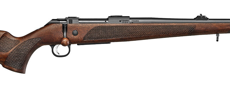 CZ-USA 07304 CZ 600 Lux Full Size 300 Win Mag 3+1 24" Black Threaded Barrel, Black Steel Receiver, Walnut Bavarian Style Stock, Right Hand