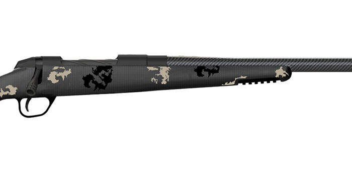 Fierce Firearms FCTRG65PRC22BBO CT Rage  6.5 PRC Caliber with 3+1 Capacity, 22" Carbon Fiber Barrel, Black Cerakote Metal Finish & Blackout Camo Fixed Fierce Tech C3 Stock, Right Hand (Full Size)