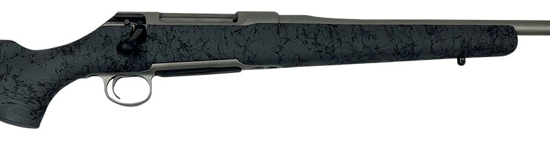 Sauer S1HSGP65P 100  6.5 PRC Caliber with 4+1 Capacity, 24" Barrel, Gray Cerakote Metal Finish & Gray Black Webbed Fixed HS Precision Stock Right Hand (Full Size)