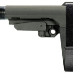 SB Tactical SBA3X03MSB SBA3 X Synthetic Stealth Gray 5-Position Adjustable for AR-Platform (Tube Not Included) 2 143780