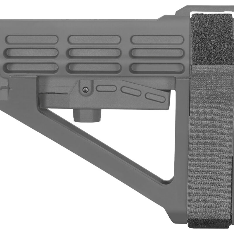SB Tactical SBA4X03MSB SBA4 X Stealth Gray Adjustable Synthetic AR-Platform
