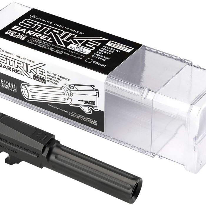 Strike Industries P365-BARREL Replacement Barrel  9mm Luger 3.10" Fluted Black Nitride for Sig P365