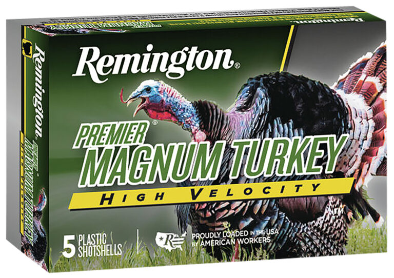 Remington Ammunition 20119 Premier Magnum Turkey High Velocity 20 Gauge 3" 1 1/8 oz 5 Shot 5 Per Box/ 20 Cs