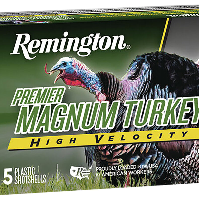 Remington Ammunition 20119 Premier Magnum Turkey High Velocity 20 Gauge 3" 1 1/8 oz 5 Shot 5 Per Box/ 20 Cs