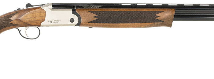 Gforce Arms GFS162028 Filthy Pheasant  Full Size 20 Gauge Break Open 3" 2rd 28" Black Over/Under Vent Rib Barrel, Nickel Engraved Aluminum Receiver, Turkish Walnut Wood Stock, Ambidextrous