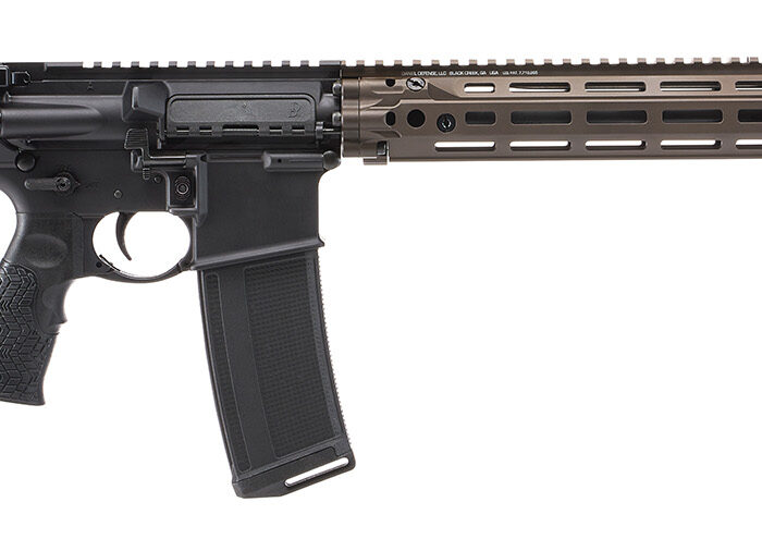 Daniel Defense 0219103270047 DD4 RIII 5.56x45mm NATO 16" 30+1, Black Rec/Furniture, OEM Stock & Grip, 12.50" FDE M-Lok Handgaurd, Ambi Controls