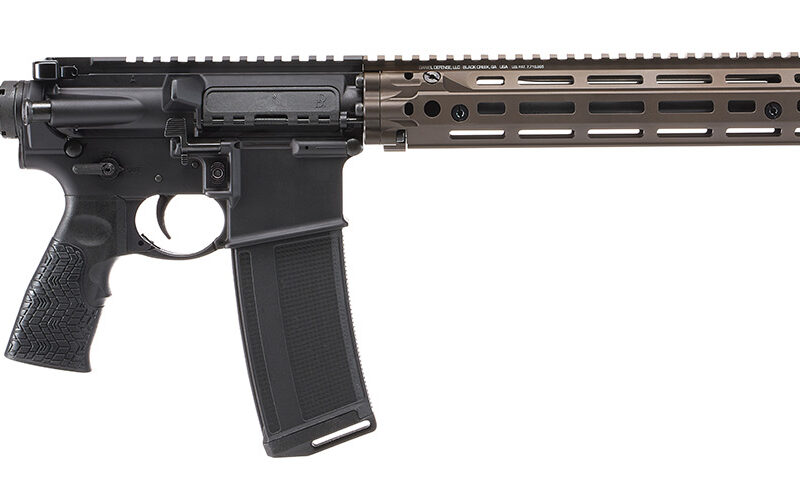 Daniel Defense 0219103270047 DD4 RIII 5.56x45mm NATO 16" 30+1, Black Rec/Furniture, OEM Stock & Grip, 12.50" FDE M-Lok Handgaurd, Ambi Controls