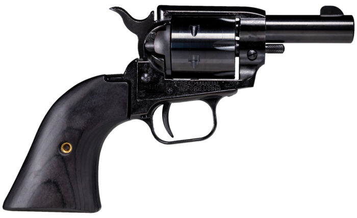 Heritage Mfg BK22B3BBK Barkeep  22 LR 6 Shot, 3.60" Black Oxide Steel Barrel, Black Oxide Zinc Alloy Frame, Black Oxide Cylinder, Black Laminate Grip, Manual Safety, Exposed Hammer