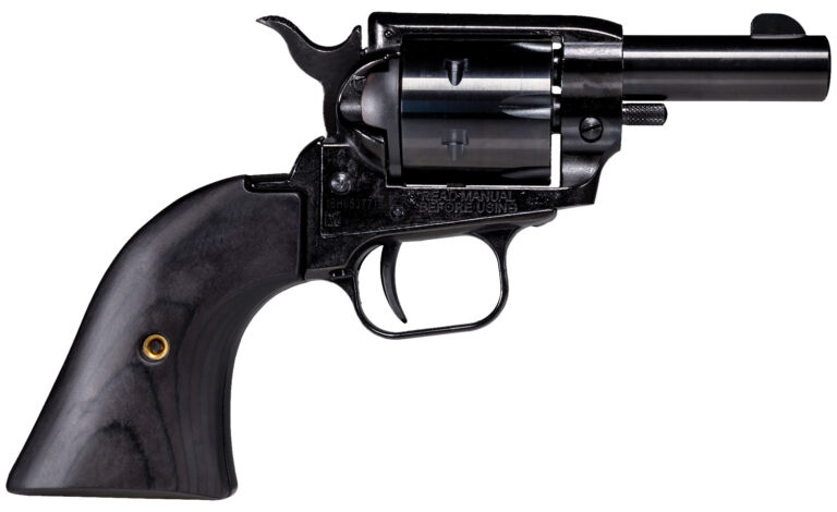 Heritage Mfg BK22B3BBK Barkeep  22 LR 6 Shot, 3.60" Black Oxide Steel Barrel, Black Oxide Zinc Alloy Frame, Black Oxide Cylinder, Black Laminate Grip, Manual Safety, Exposed Hammer