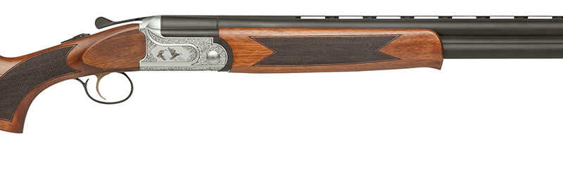 Dickinson LLC GW12W26P Green Wing  12 Gauge 2rd 3" 26" Matte Black Vent Rib Barrel, Engraved Steel Receiver w/Satin Silver Metal Finish, Bead Front Sight, Wood Stock & Ejector