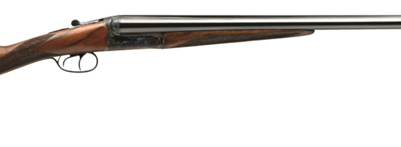 Dickinson ST1226DH Estate  12 Gauge with 26" Black Barrel, 3" Chamber, 2rd Capacity, Color Case Hardened Metal Finish, Oil Turkish Walnut Stock & Double Trigger Right Hand (Full Size)