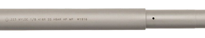 Ballistic Advantage BABL223017P Premium Series  223 Wylde 16" Midlength Gas System with SPR Profile Stainless Bead Blasted Finish 416R Stainless Steel for AR-15
