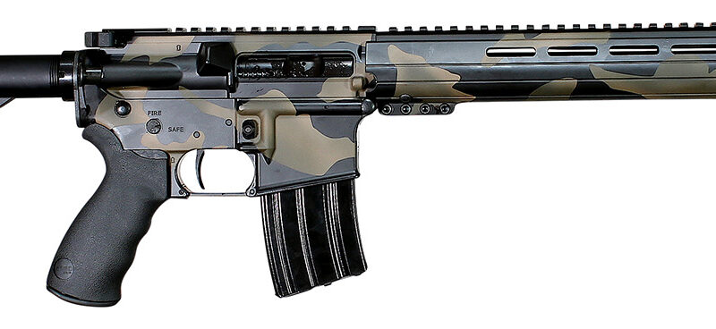 Alexander Arms RBH50FW Hunter  50 Beowulf  7+1 16" Barrel, Forest Woodlands Camo, Black EFX Stock, Finger Grooved Black Polymer Grip, Optics Ready