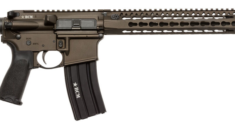 BCM 750790BRZ RECCE-16 KMR-A 223 Rem,5.56x45mm NATO 16" 30+1 Bronze Cerakote, Black Manganese Phosphate, 6 Position Stock Black Bravo Mod 3 Grip