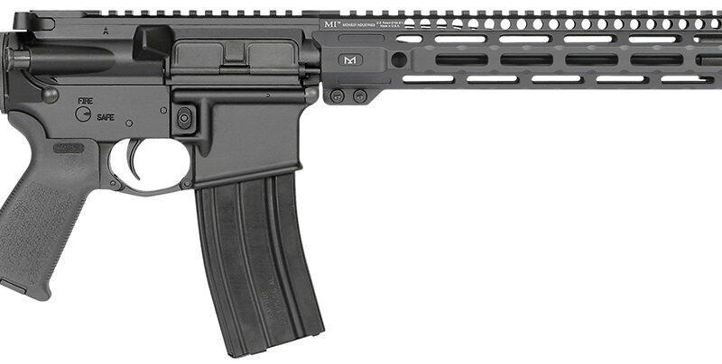 Midwest Industries MIFN16CRM14 Lightweight  223 Wylde 16" 30+1 Black Hard Coat Anodized Rec with 14" M-Lok Black 6 Position Magpul CTR Stock Black Magpul MOE Grip Right Hand