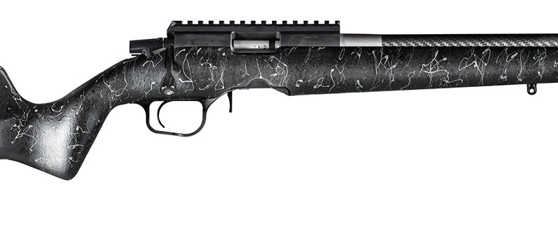 Christensen Arms 8011201200 Ranger  22 WMR 9+1 18" Carbon Fiber/Threaded Barrel, Black Anodized Finish, Black with Gray Webbing Stock