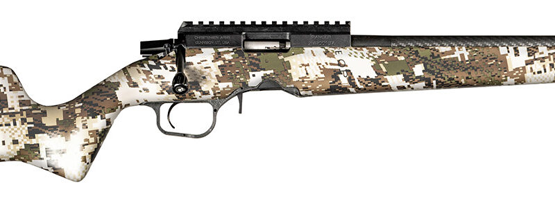 Christensen Arms 8011201900 Ranger  17 HMR 9+1 18" Carbon Fiber/Threaded Barrel, Black Anodized Finish, Sitka Subalpine Camo Stock