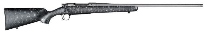 Christensen Arms CA10280214411 Mesa  300 Win Mag 3+1 24" Threaded Barrel, Tungsten Gray Cerakote, Black with Gray Webbing Stock