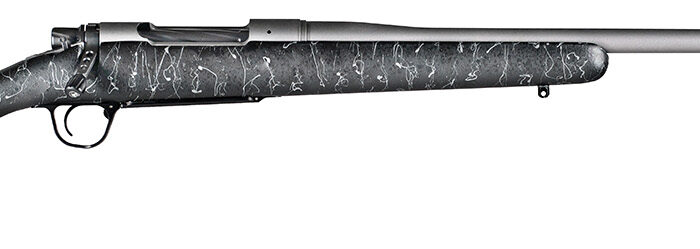 Christensen Arms CA10280214411 Mesa  300 Win Mag 3+1 24" Threaded Barrel, Tungsten Gray Cerakote, Black with Gray Webbing Stock