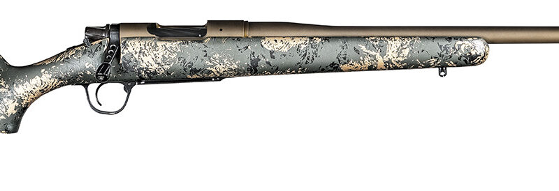 Christensen Arms 8010108300 Mesa FFT 308 Win 4+1 20" Threaded Barrel, Burnt Bronze Cerakote, Green with Black/Tan Webbing Stock
