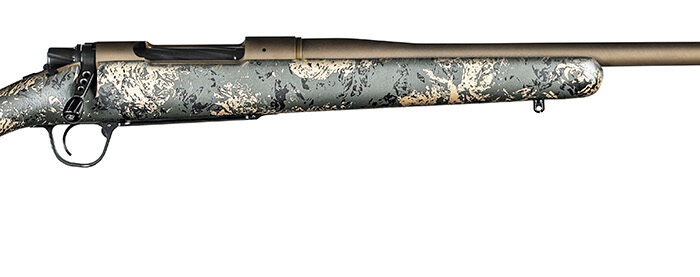 Christensen Arms 8010107900 Mesa FFT 7mm Rem Mag 3+1 22" Threaded Barrel, Burnt Bronze Cerakote, Green with Black/Tan Webbing Stock