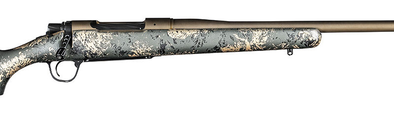 Christensen Arms 8010107900 Mesa FFT 7mm Rem Mag 3+1 22" Threaded Barrel, Burnt Bronze Cerakote, Green with Black/Tan Webbing Stock