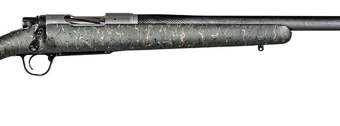 Christensen Arms CA10299H14213 Ridgeline  6.5 Creedmoor 4+1 24" Carbon Fiber/Threaded Barrel, Natural Stainless, Green with Black/Tan Webbing Stock