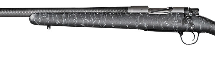 Christensen Arms 8010600100 Ridgeline  6.5 Creedmoor 4+1 24" Carbon Fiber/Threaded Barrel, Tungsten Gray Cerakote, Black with Gray Webbing Stock, Left Hand