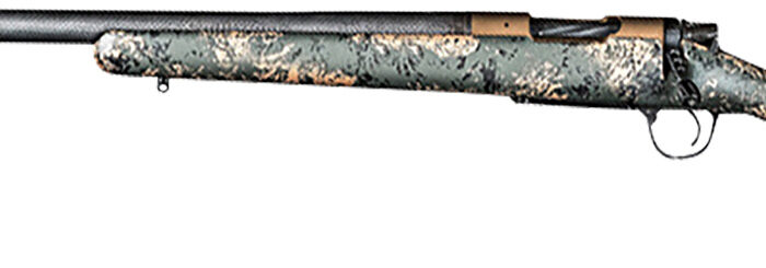 Christensen Arms 8010621000 Ridgeline FFT 7mm Rem Mag 3+1 22" Carbon Fiber/Threaded Barrel, Burnt Bronze Cerakote, Green with Black/Tan Accents Stock, Left Hand