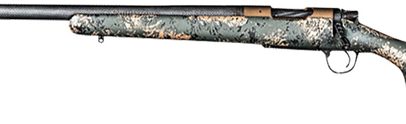 Christensen Arms 8010621000 Ridgeline FFT 7mm Rem Mag 3+1 22" Carbon Fiber/Threaded Barrel, Burnt Bronze Cerakote, Green with Black/Tan Accents Stock, Left Hand