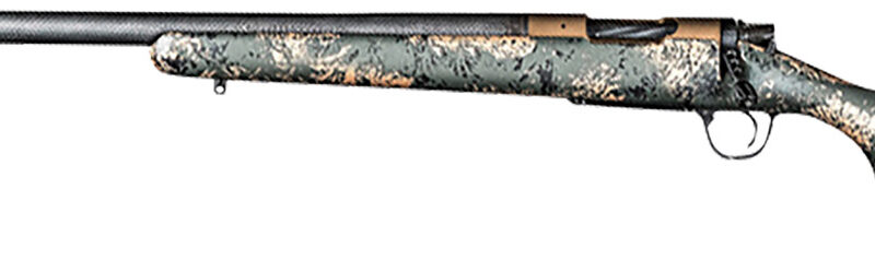 Christensen Arms 8010621200 Ridgeline FFT 308 Win 4+1 20" Carbon Fiber/Threaded Barrel, Burnt Bronze Cerakote, Green with Black/Tan Accents Stock, Left Hand