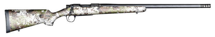 Christensen Arms 8010627900 Ridgeline FFT 300 PRC 3+1 22" Carbon Fiber/Threaded Barrel, Black Nitride, Sitka Subalpine Camo Stock