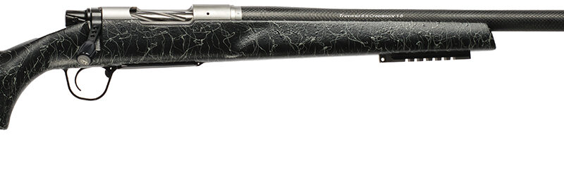 Christensen Arms 8011002000 Traverse  300 PRC 3+1 26" Threaded Barrel, Natural Stainless, Black with Gray Webbing Stock
