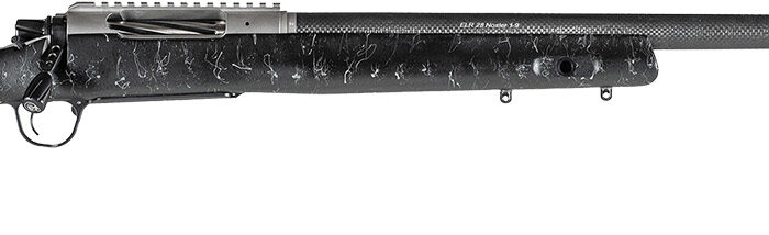 Christensen Arms CA10266H75261 ELR  6.5 Creedmoor 4+1 26" Target Profile Carbon Fiber Barrel, Black Nitride Finish, Black with Gray Webbing Stock