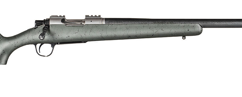 Christensen Arms 8010800102 Summit TI  Full Size 6.5 PRC 3+1, 24" Natural Titanium Steel Threaded Barrel, Natural Titanium Aluminum Receiver, Green w/Black Webbing Fixed Sporter Stock