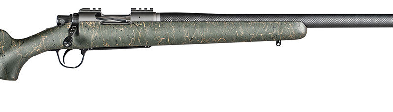 Christensen Arms CA10268H14233 Summit TI  Full Size 6.5 Creedmoor 4+1, 24" Natural Titanium Steel Threaded Barrel, Natural Titanium Aluminum Receiver Green w/Black/Tan Webbing Fixed Sporter Stock