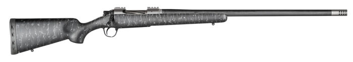 Christensen Arms CA10268315331 Summit TI  Full Size 7mm Rem Mag 3+1, 26" Natural Titanium Steel Threaded Barrel, Natural Titanium Aluminum Receiver, Black w/Gray Webbing Fixed Sporter Stock