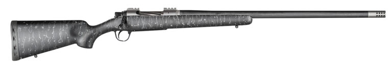 Christensen Arms CA10268315331 Summit TI  Full Size 7mm Rem Mag 3+1, 26" Natural Titanium Steel Threaded Barrel, Natural Titanium Aluminum Receiver, Black w/Gray Webbing Fixed Sporter Stock