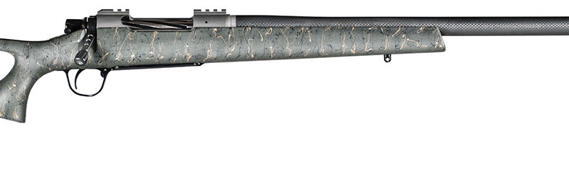 Christensen Arms CA10269315323 Summit TI  Full Size 7mm Rem Mag 3+1, 26" Natural Titanium Steel Threaded Barrel, Natural Titanium Aluminum Receiver, Green w/Black/Tan Accents Fixed Thumbhole Stock