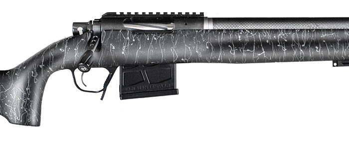 Christensen Arms CA10270482481 BA Tactical Long Range 308 Win 4+1 20" Carbon Fiber Barrel, Black Nitride Finish, Black with Gray Webbing Stock