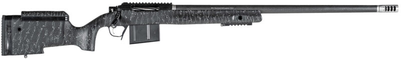 Christensen Arms 8010400100 BA Tactical Long Range 6.5 PRC 4+1 26" Carbon Fiber Barrel, Black Nitride Finish, Black with Gray Webbing Stock